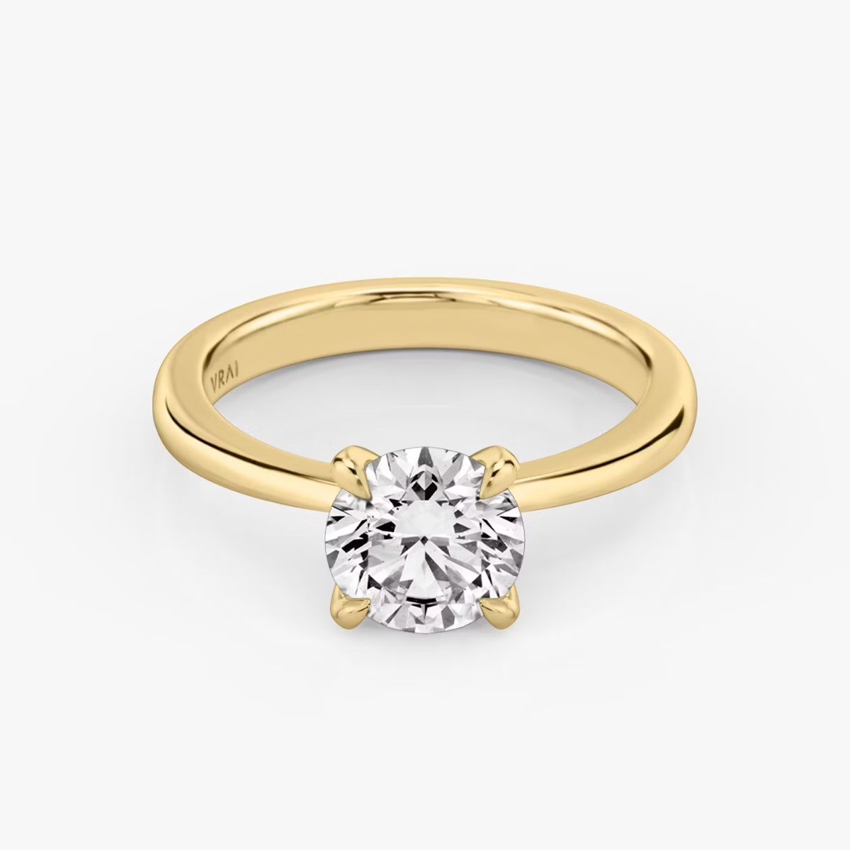 Diamond solitaire ring
